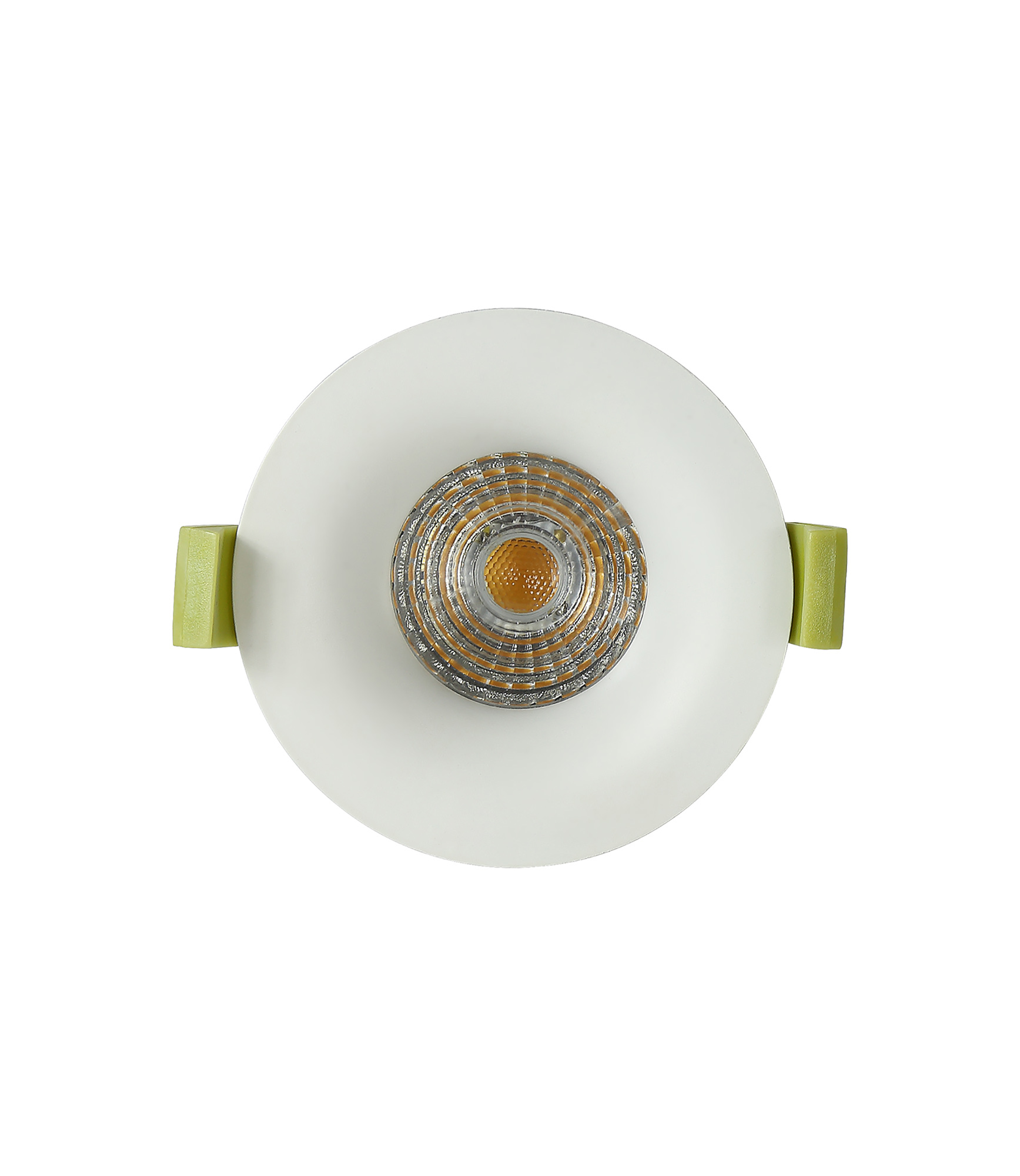 Bruve GU10 Recessed Round Matt White IP65 Downlighter, Cut-Out 68mm DX200400  Dlux Bruve IP65